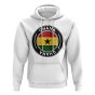 Ghana Football Badge Hoodie (White)