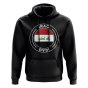 Iraq Football Badge Hoodie (Black)