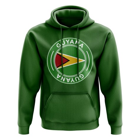 Guyana Football Badge Hoodie (Green)