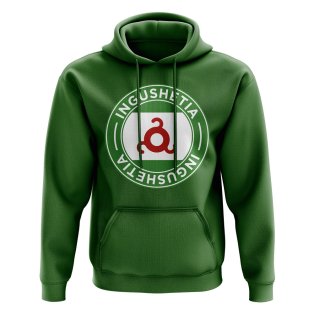Ingushetia Football Badge Hoodie (Green)