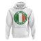 Ireland Football Badge Hoodie (White)