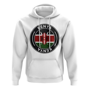 Kenya Football Badge Hoodie (White)