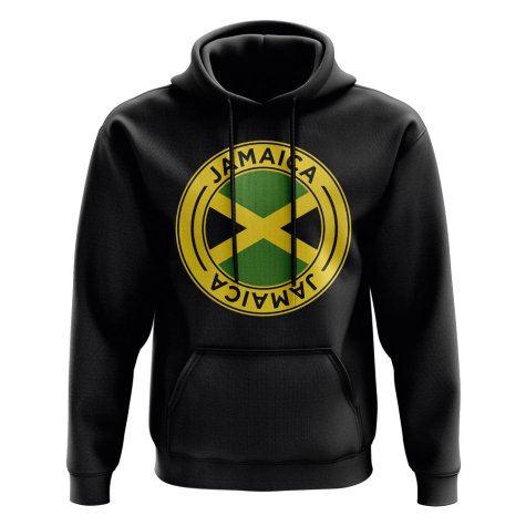 Jamaica Football Badge Hoodie (Black)