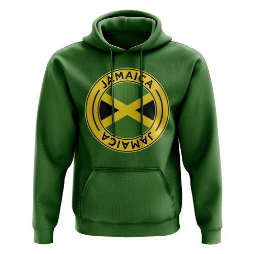 Jamaica Football Badge Hoodie (Green)