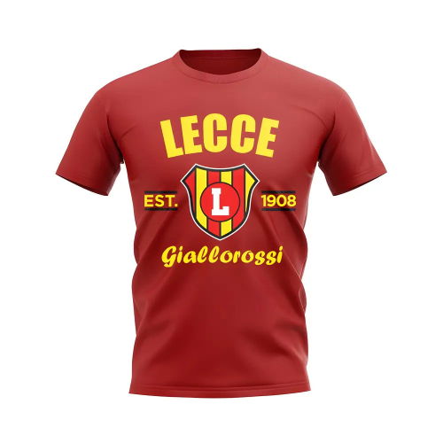 Lecce Established Football T-Shirt (Red)