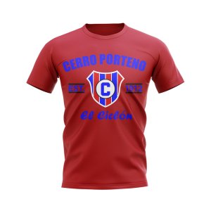 Cerro Porteno Established Football T-Shirt (Red)