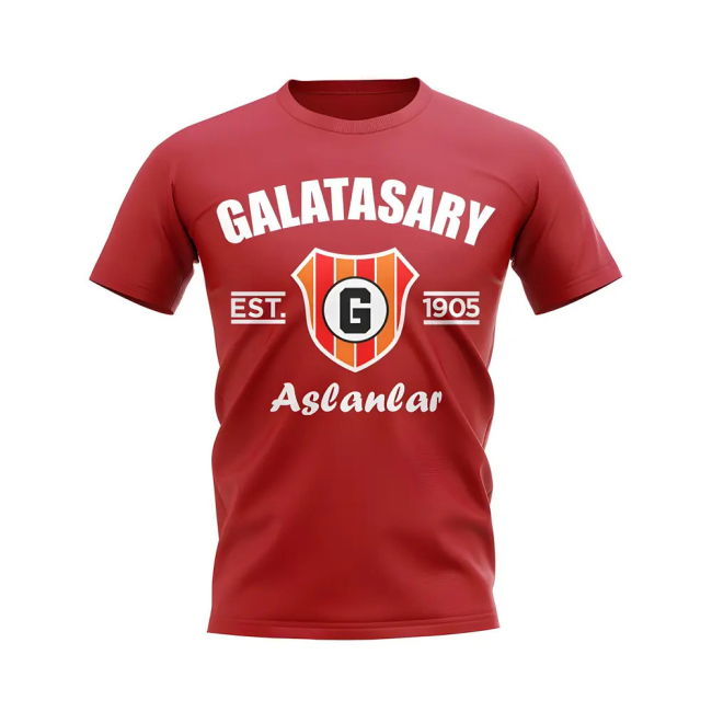 Galatasaray Established Football T-Shirt (Red)