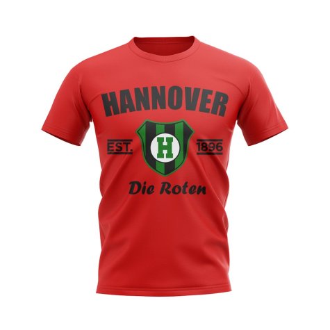 Hannover Established Football T-Shirt (Red)