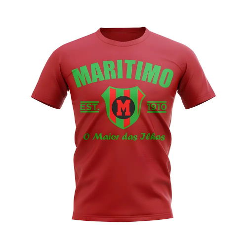 Maritimo Established Football T-Shirt (Red)