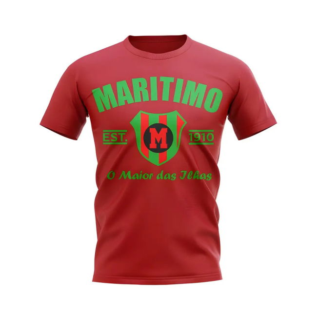 Maritimo Established Football T-Shirt (Red)