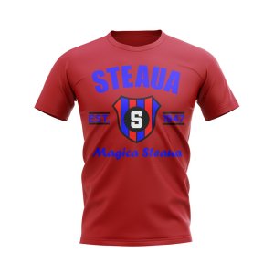 Steaua Bucharest Established Football T-Shirt (Red)