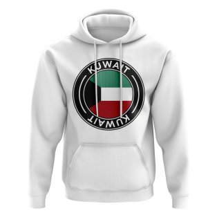 Kuwait Football Badge Hoodie (White)