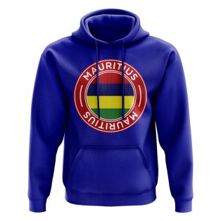 Mauritius Football Badge Hoodie (Royal)