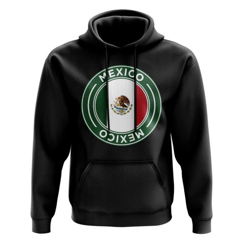 Mexico Football Badge Hoodie (Black)