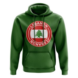 Lebanon Football Badge Hoodie (Green)