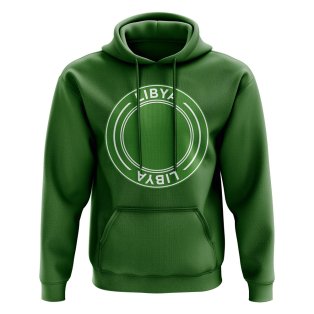 Libya Football Badge Hoodie (Green)