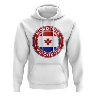 Mordovia Football Badge Hoodie (White)