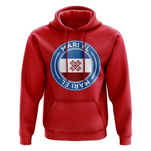 Mari El Football Badge Hoodie (Red)