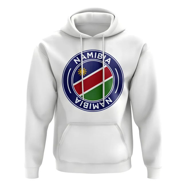 Namibia Football Badge Hoodie (White)