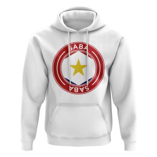 Saba Football Badge Hoodie (White)