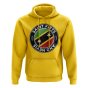 Saint Kitts and Nevis Football Badge Hoodie (Yellow)