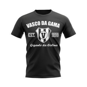 Vasco da Gama Established Football T-Shirt (Black)