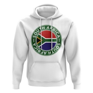South Africa Football Badge Hoodie (White)