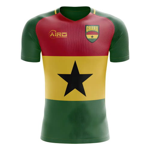 2025-2026 Ghana Flag Concept Football Shirt