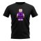 Gabriel Batistuta Fiorentina Brick Footballer T-Shirt (Black)