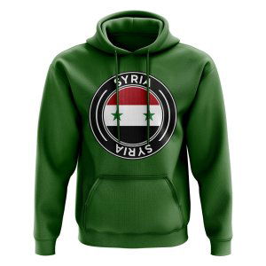 Syria Football Badge Hoodie (Green) Syria Football Badge Hoodie (Green)