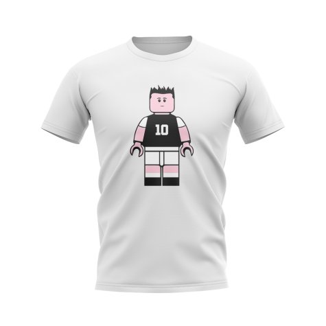 Alessandro Del Piero Juventus Brick Footballer T-Shirt (White)