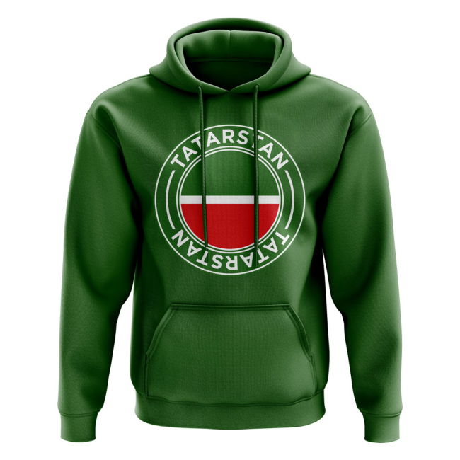 Tatarstan Football Badge Hoodie (Green)