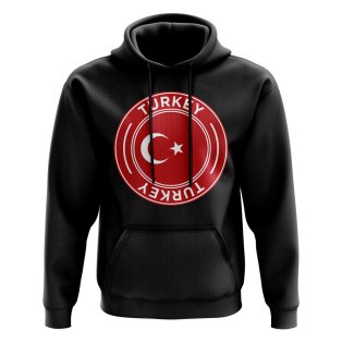 Turkey Football Badge Hoodie (Black)