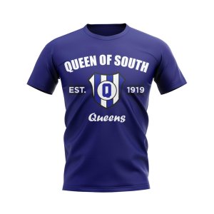 Queen of the South Established Football T-Shirt (Navy)