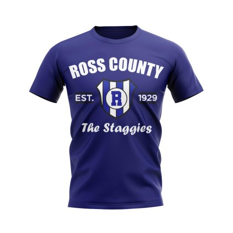Ross County Established Football T-Shirt (Navy)