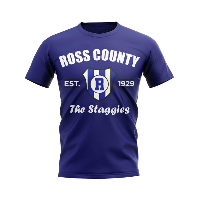 Ross County Established Football T-Shirt (Navy)