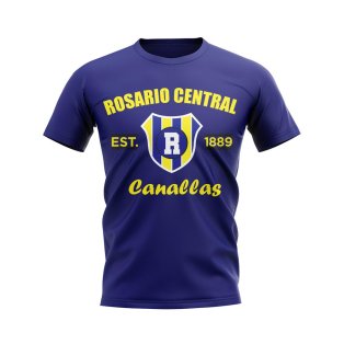 Rosario Central Established Football T-Shirt (Navy)