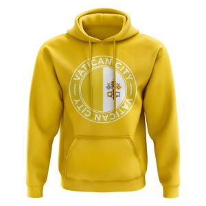 Vatican City Football Badge Hoodie (Yellow)