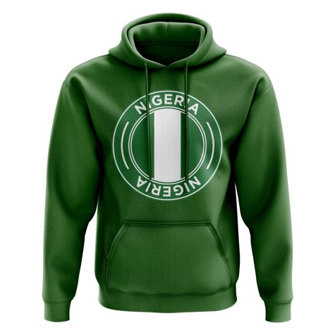 Nigeria Football Badge Hoodie (Green)