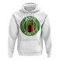 Zambia Football Badge Hoodie (White)
