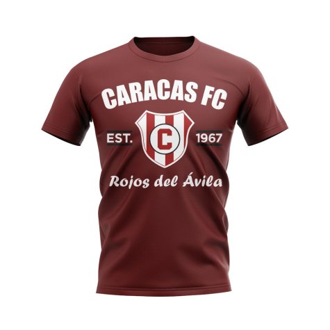 Caracas Established Football T-Shirt (Maroon)