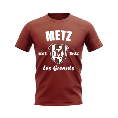 Metz Established Football T-Shirt (Maroon)