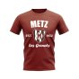 Metz Established Football T-Shirt (Maroon)