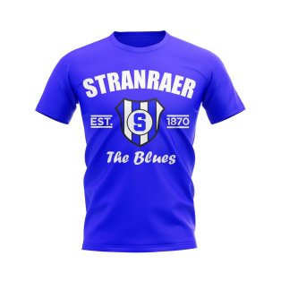 Stranraer Established Football T-Shirt (Royal)