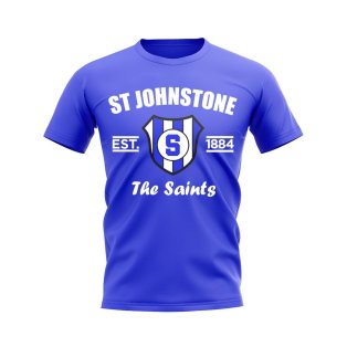 St Johnstone Established Football T-Shirt (Royal)