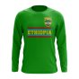 Ethiopia Core Football Country Long Sleeve T-Shirt (Green)
