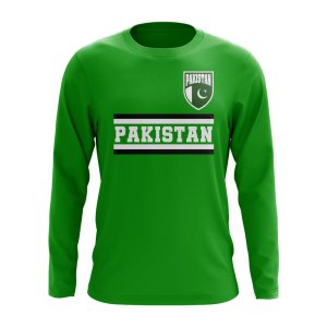 Pakistan Core Football Country Long Sleeve T-Shirt (Green)