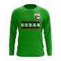 Sudan Core Football Country Long Sleeve T-Shirt (Green)