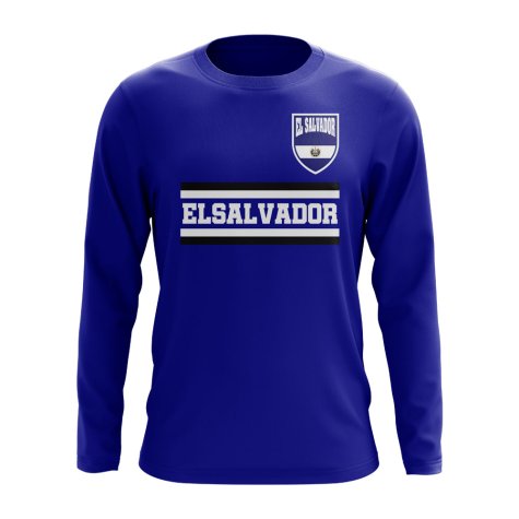 El Salvador Core Football Country Long Sleeve T-Shirt (Royal)