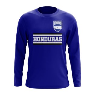Honduras Core Football Country Long Sleeve T-Shirt (Royal)
